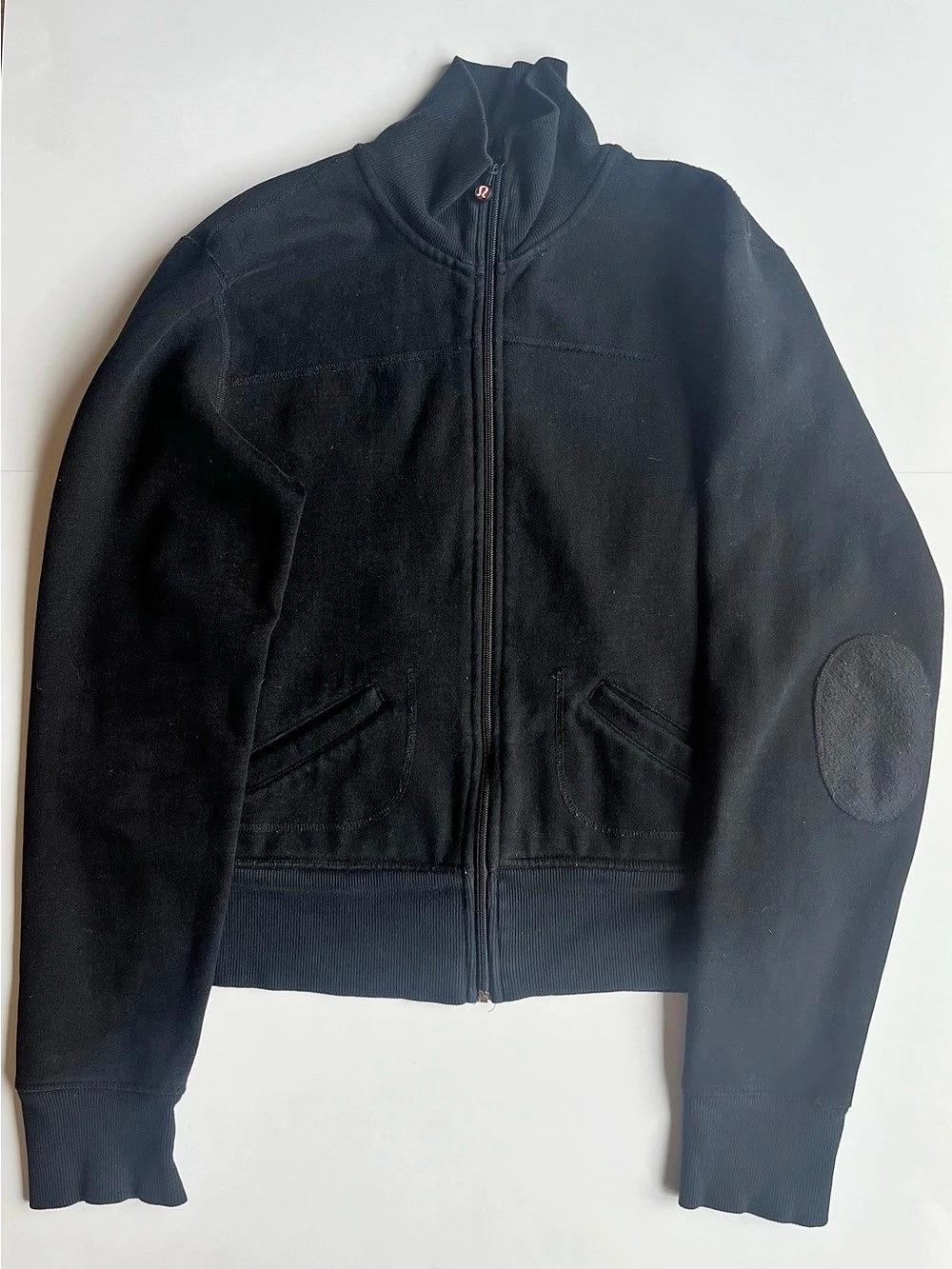 Lululemon Black Full-Zip Bomber Jacket Size 12